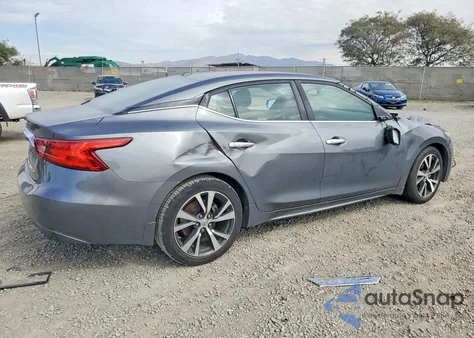 2017 Nissan Maxima 3.5S z USA, uszkodzony, nr VIN 1N4AA6AP1HC440941